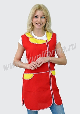 Сарафан для продавца женский арт. УН-38-12-ГАБ