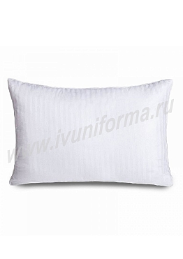 Подушка страйп-сатин с лебяжьим пухом